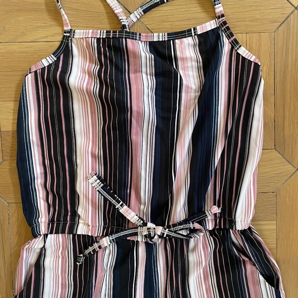 NWT Area Code 407 Gaucho Romper girls size 12 Adorable!! - Picture 4 of 5